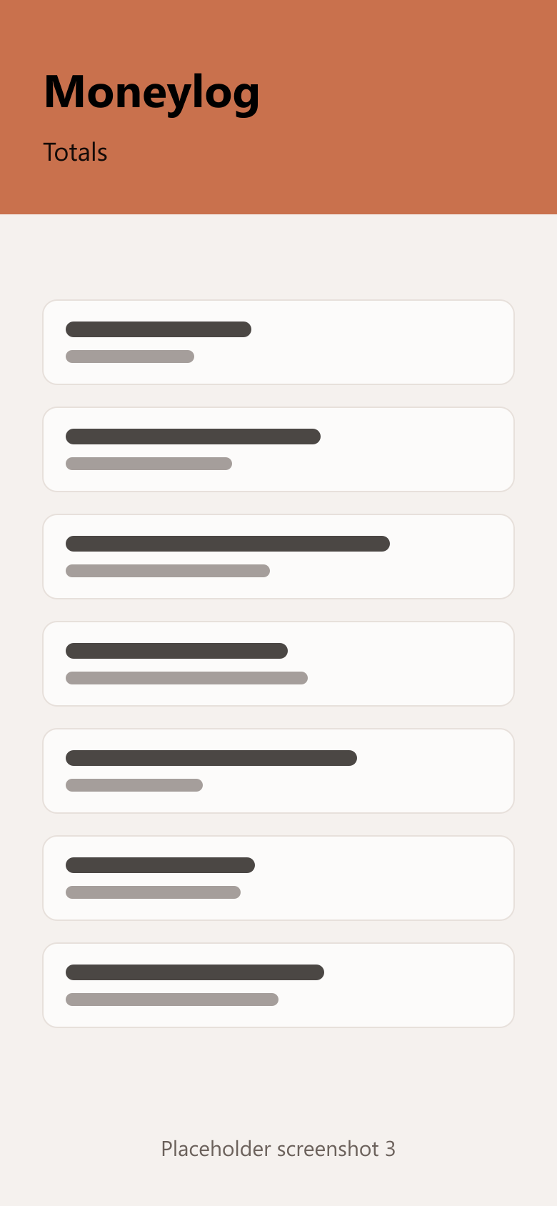 Moneylog screenshot 3 of 3